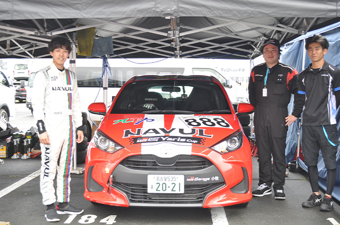 No.888   NAVUL/  NTP NAVUL Yaris/  柘植 未来 選手