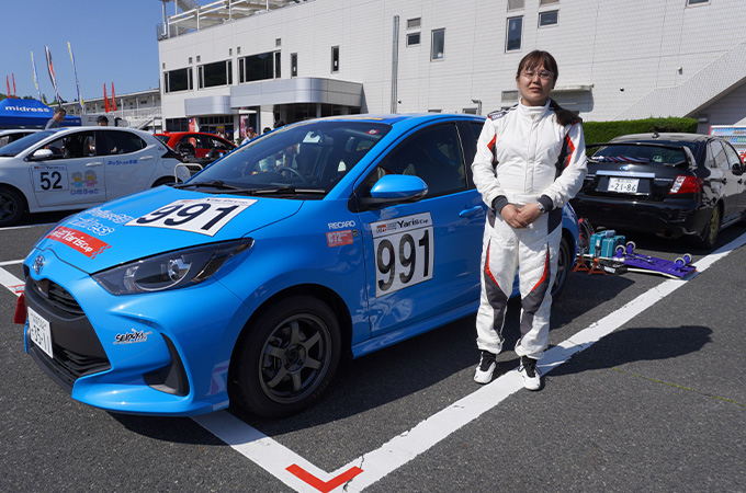 No.991   チームミッドレス /  滋賀のイナズマ制動屋ミッドレスYaris /    光井 有紀 選手