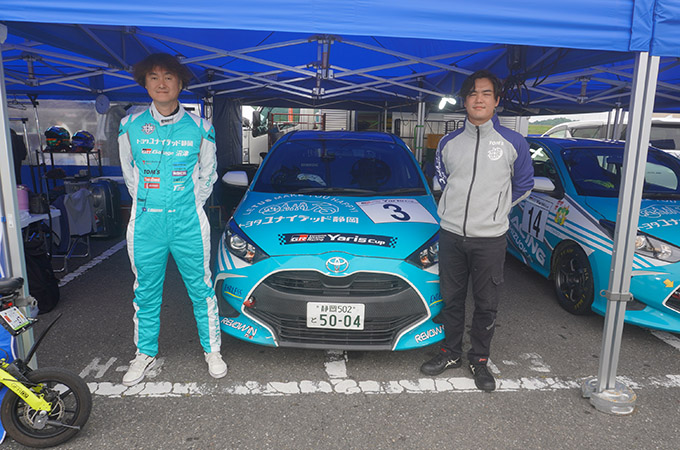 No.003 トヨタユナイテッド静岡DREAMRACING / トヨタユナイテッド静岡Yaris / 小野田 貴俊 選手