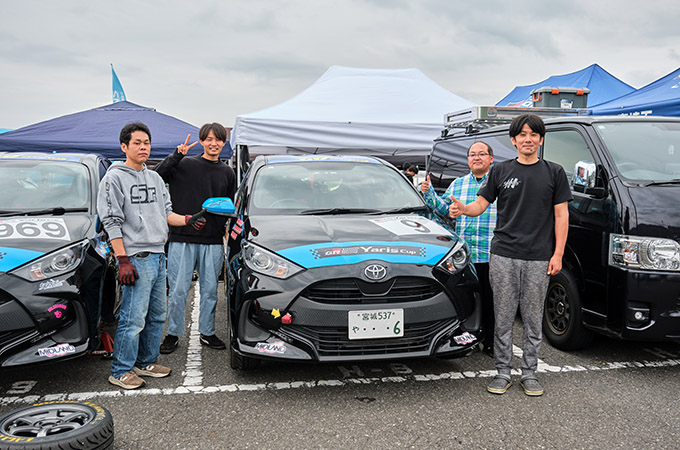 No.009 沖ノ井 宣隆 / カーサポートヒロML制動屋Yaris / 沖ノ井 宣隆 選手
