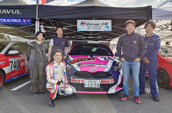 No.024 まると賀川レーシング / 賀川&ガッツMoty'sGR小牧Yaris / 渡植 研一郎 選手