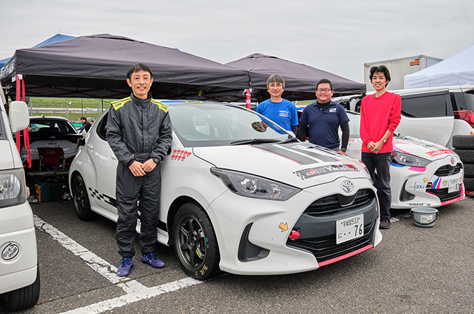 No.076 ターマックプロレーシングチーム / 76Yaris / 谷田部 辰彦 選手