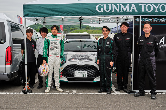 No.082 内田 涼風 / 群馬トヨペットTeam RiNoA Yaris / 内田 涼風 選手