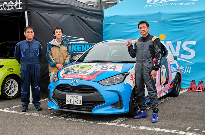 No.084 ネッツシズオカ ｃｈａｆｕｋａ / ネッツ静岡チャフカYaris / 水町 靖 選手