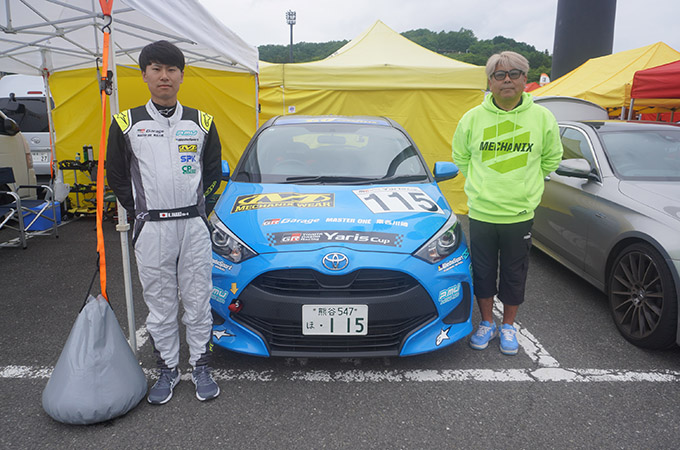 No.115 稲木 耕平 / MECHANIX クレディプリント P.MU Yaris / 稲木 耕平 選手
