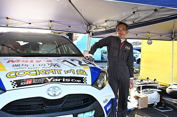 No.124 星野 貴亮 / コクピット川越珈琲工房楽MotysYaris / 星野 貴亮 選手