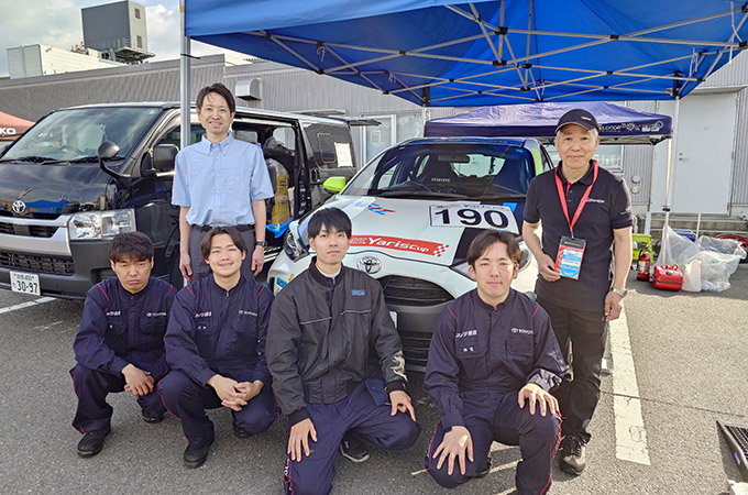 No.190 ネッツ徳島 とくまる レーシング / ネッツ徳島 とくまる Yaris / 鎌田 拓海 選手
