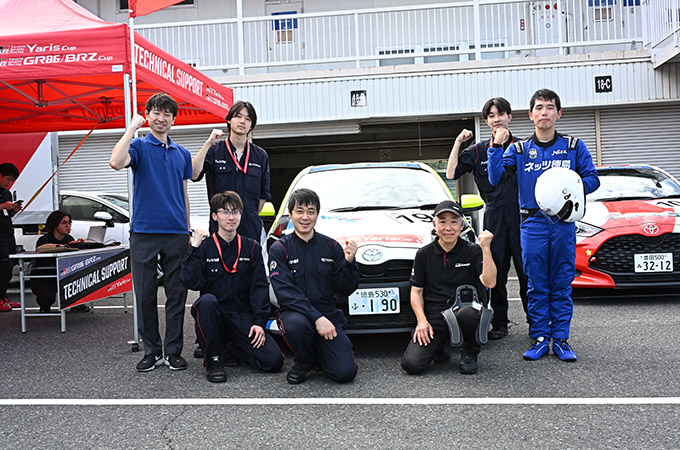 No.190 ネッツ徳島 とくまる レーシング / ネッツ徳島 とくまる Yaris / 北上 宰 選手