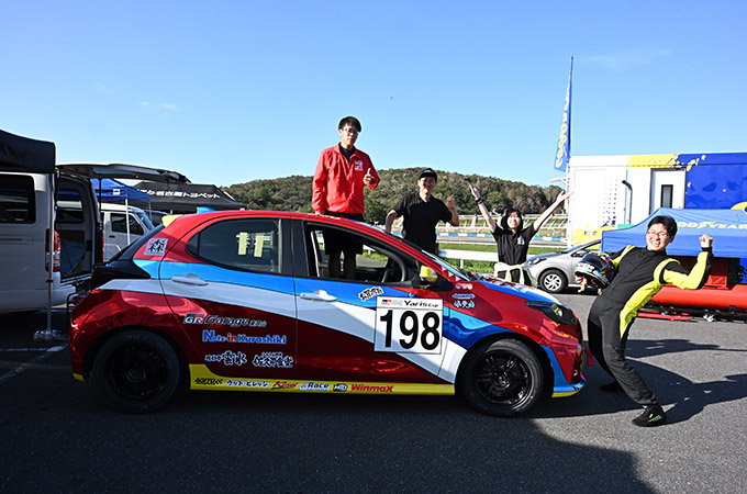 No.198 ネッツトヨタ岡山レーシングチーム / ＧＲ東岡山ウッドビレッジ森川組Ｙａｒｉｓ / 久山 陽平 選手
