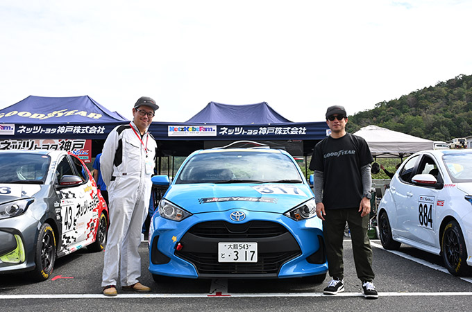 No.317 三浦渉 / ネッツ神戸 TIMEC ASオート Yaris CVT / 三浦 渉 選手