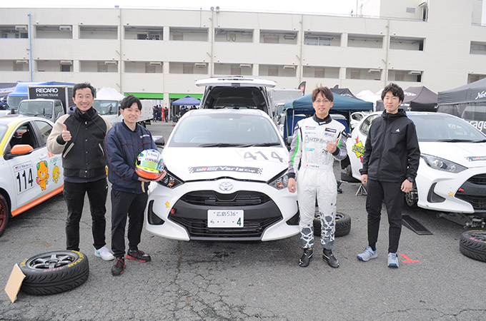 No.414 冨川 和紀 / HTP☆カルロス塾Yaris / 冨川 和紀 選手