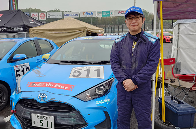 No.511 ガッツ藤井 / MSレーシング511Yaris / ガッツ藤井 選手