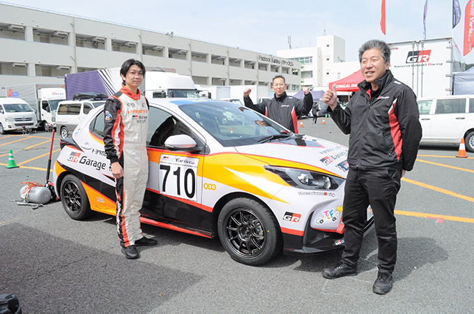 No.710 トヨタカローラフクオカモータースポーツクラブ / カローラ福岡★GRGカロロ Yaris / 蔵前 幸樹 選手