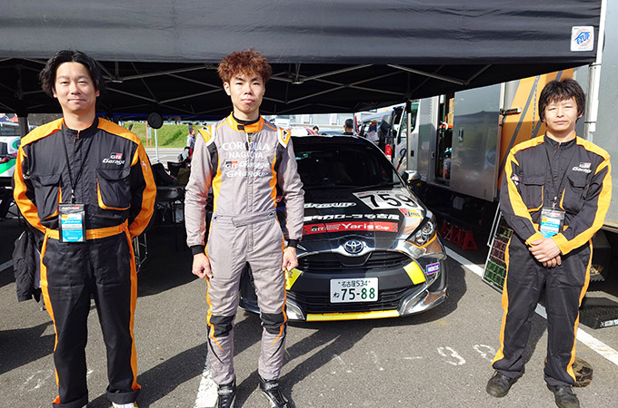No.759 トヨタカローラ名古屋レーシングチーム / Jmsグリーンロード Yaris / 石橋 智宗 選手