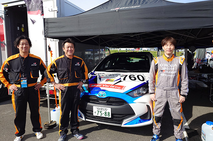 No.760 トヨタカローラ名古屋レーシングチーム / GRG日進竹ノ山 Yaris / 清水 寿幸 選手