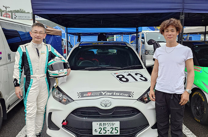 No.813 藤巻 靖幸 / GRガレージ松本 FDC Yaris / 藤巻 靖幸 選手