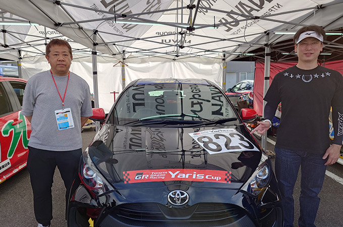 No.823 前田 英治 / デルジェー初号機Yaris / 前田 英治 選手