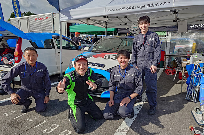 No.832 GRGarageハクサンインターRT / ネッツ石川GRGarage白山インターYaris / 山田 泰徳 選手