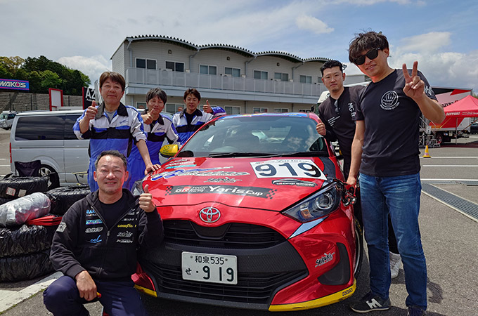 No.919 森川 なるお / ウイニング制動屋NutecYaris / 森川 なるお 選手