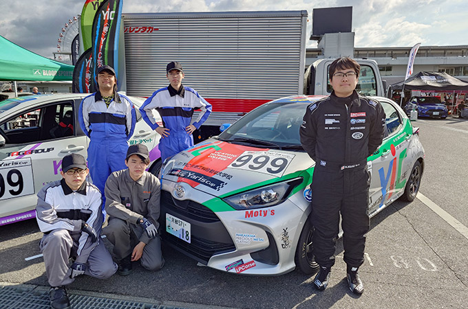 No.999 西井 夏輝 / 〈専〉YIC京都工科自動車大学校Yaris / 西井 夏輝 選手