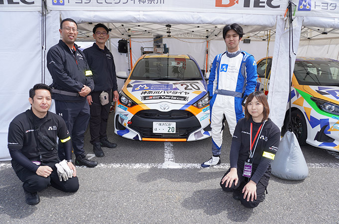 No.020 トヨタモビリティ神奈川 / トヨタモビリティ神奈川YarisCVT / 田原 悠人 選手