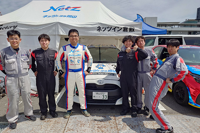 No.033 ネッツトヨタ岡山レーシングチーム / ネッツ岡山GRG東岡山Yaris / 杉山 博紀 選手