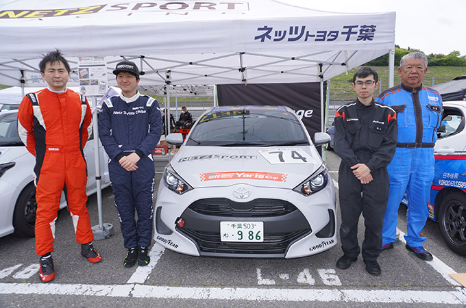 No.074 ネッツ千葉シュポルトレーシング / ネッツ千葉シュポルトYaris / 菅原 祐司 選手