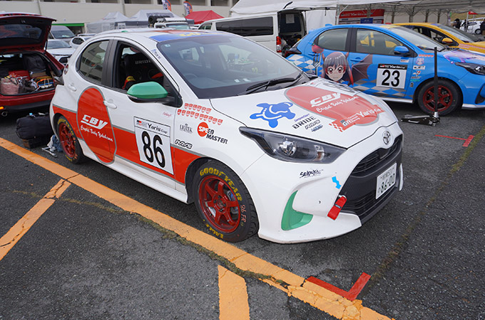 No.086 ドンガメスポーツレーシングチーム / CBYドンガメスポーツYaris / 桐生 清 選手