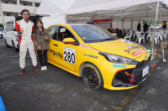 No.280 小田 健治 / ガレージＮ大崎塾タイヤ交換広島Yaris / 小田 健治 選手