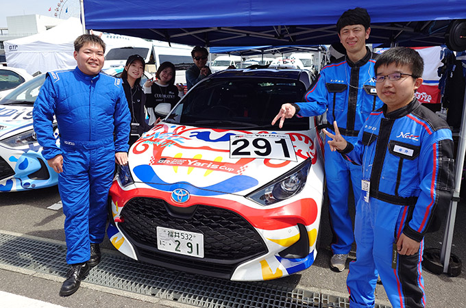No.291 ネッツトヨタフクイレーシングクラブ / N福井μスマイル291Yaris / 村嶋 寿晃 選手