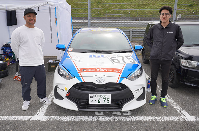 No.675 木本 弟ニ守 / KIK木本工業Yaris / 木本 弟ニ守 選手