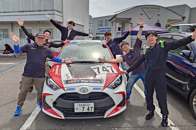 No.747 白井 涼 / サンウェル747Yaris / 白井 涼 選手