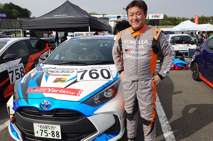 No.760 トヨタカローラ名古屋レーシングチーム / Jmsグリーンロード 2号 Yaris / 坂井 修二 選手