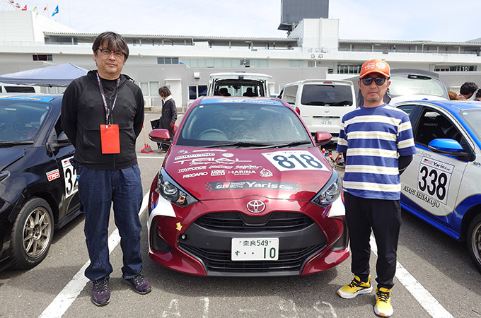 No.818 寺西 良友 / トライアル・坂田設備Yaris / 寺西 良友 選手