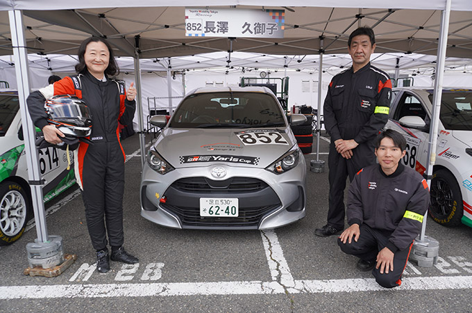 No.852 長澤 久御子 / 保護猫飼おうYaris CVT / 長澤 久御子 選手