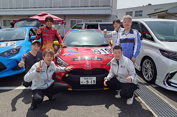 No.919 森川なるお / ウイニングNUTEC制動屋Yaris / 森川 なるお 選手