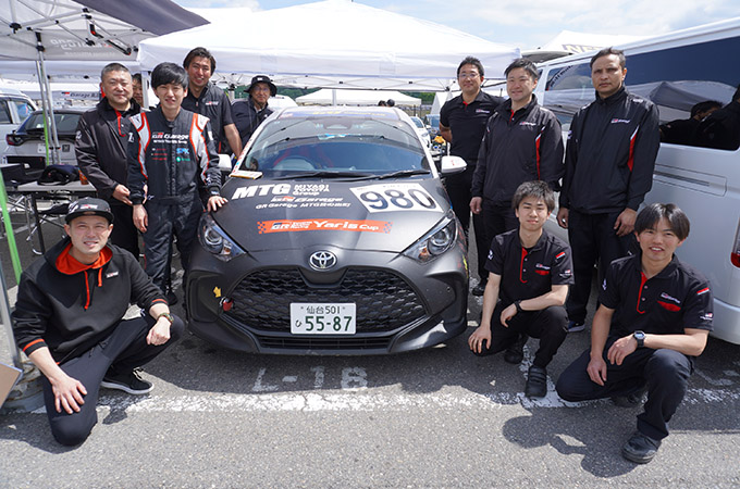 No.980 MTG Motorsports / MTG Motorsports 黒板 Yaris / 大友 敦仁 選手