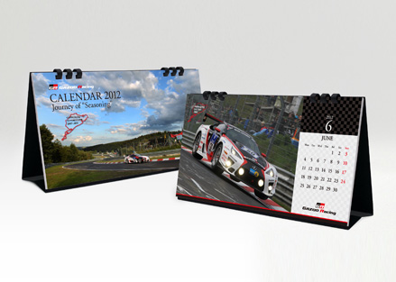 GAZOO Racing　 卓上カレンダー （2012）
