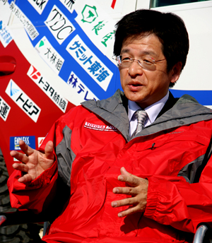 2010年10月、チーム代表に就任した、太田力 トヨタ車体執行役員