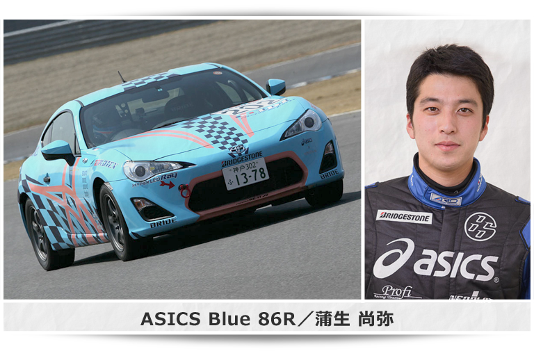 ASICS Blue 86R／蒲生 尚弥