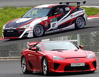 S耐参戦車両・LFA展示&乗り込み体験