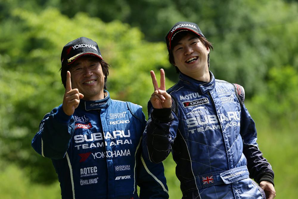親子での1-2フィニッシュは史上初。2位入賞の新井大輝はGAZOO Racing育成ドライバーにも選ばれている。
