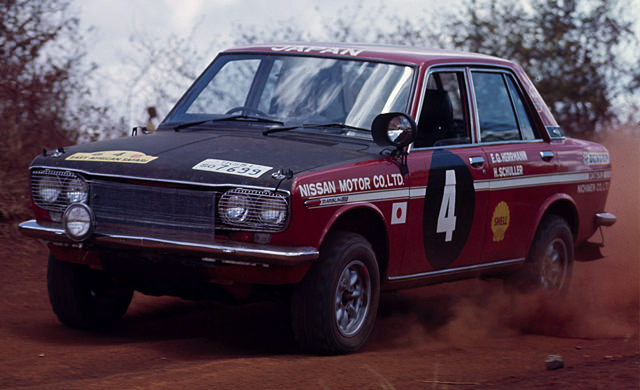 ブルーバード 1600SSS '70年第18回東アフリカサファリラリー 日本車初優勝車（日産）