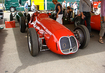 古いフェラーリF1カー