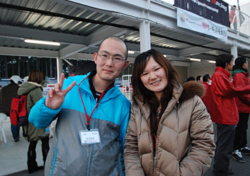 サーキットチャレンジ ぜひ、また参加したいと語ってくれた杉江さんご夫婦