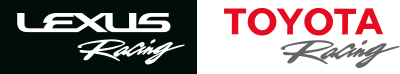 LEXUS Racing ロゴとTOYOTA Racing ロゴ