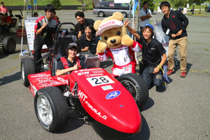 トヨタ くま吉 学生フォーミュラのチームと@ スーパーフォーミュラ 2015年 第5戦 オートポリス