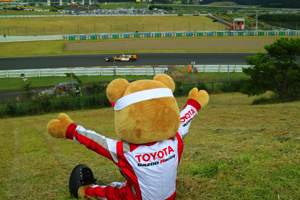 トヨタ くま吉 マシンを眺める@ スーパーフォーミュラ 2015年 第5戦 オートポリス