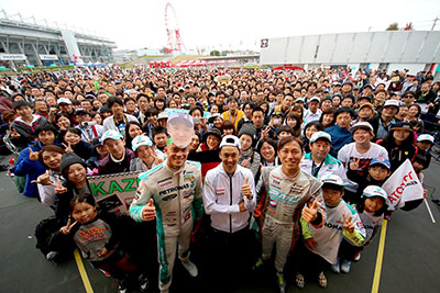 トヨタ くま吉 @ スーパーフォーミュラ 2015年 第7戦（最終戦）鈴鹿