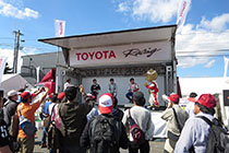 トヨタ くま吉 3人のドライバーによるトークショーに登壇